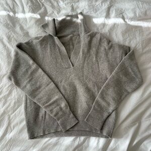 Club Monaco V-Neck Polo Cashmere